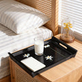 Ink-Glazed Sparse Lotus · Rectangular Serving Tray