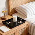 Black Lacquer Children's Joy · Rectangular Serving Tray