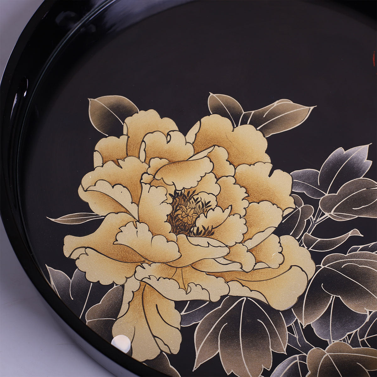 Black Lacquer Heavenly Fragrance · Light Luxury Serving Tray
