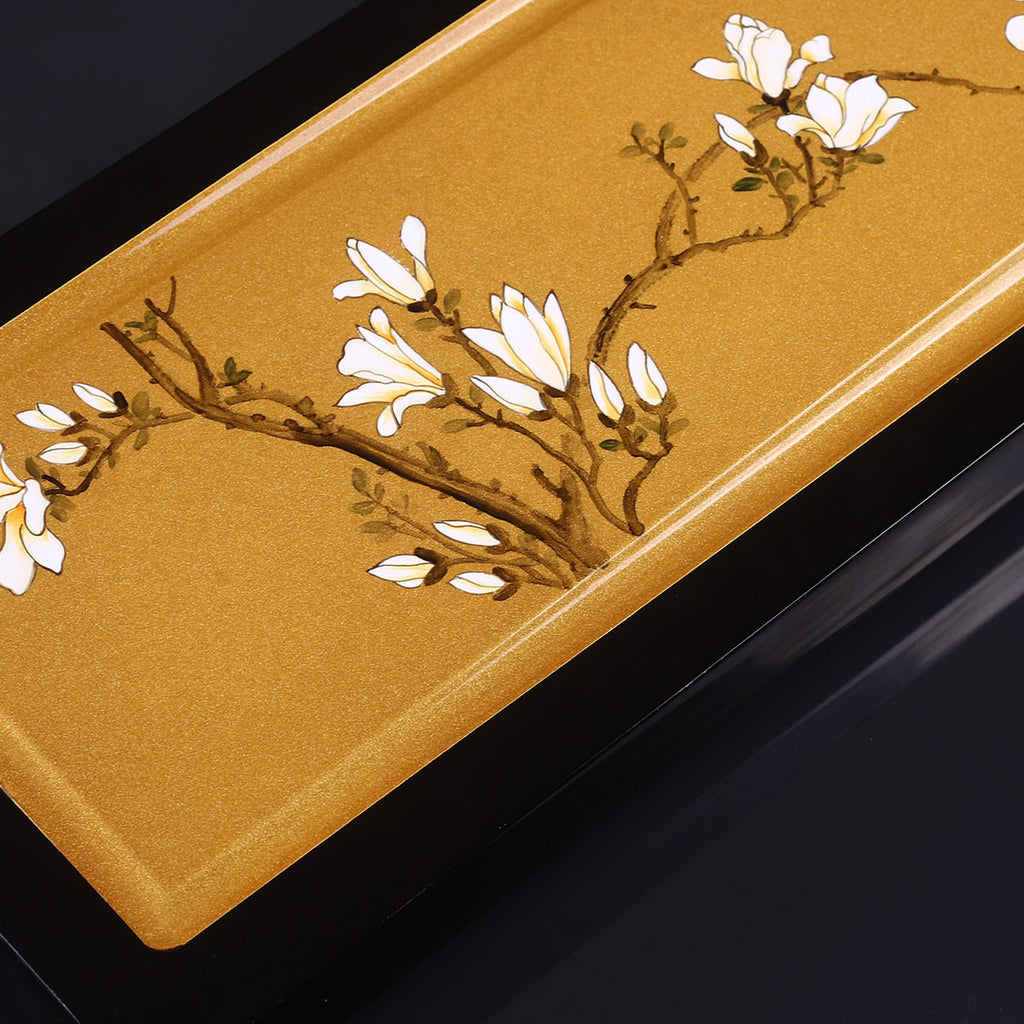 Yellow Robe Jade Charm · Light Luxury Tea Tray